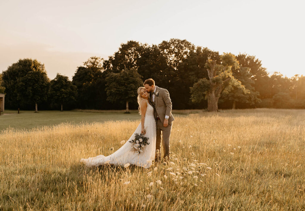 Golden hour wedding in Surrey