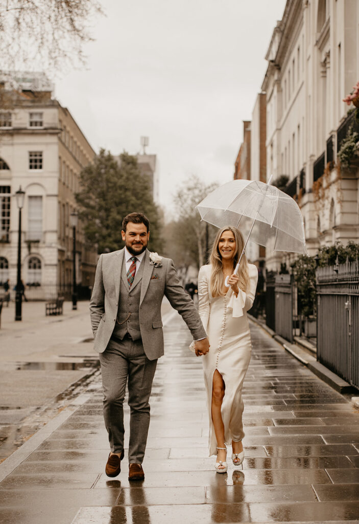 Romantic wedding portraits in London