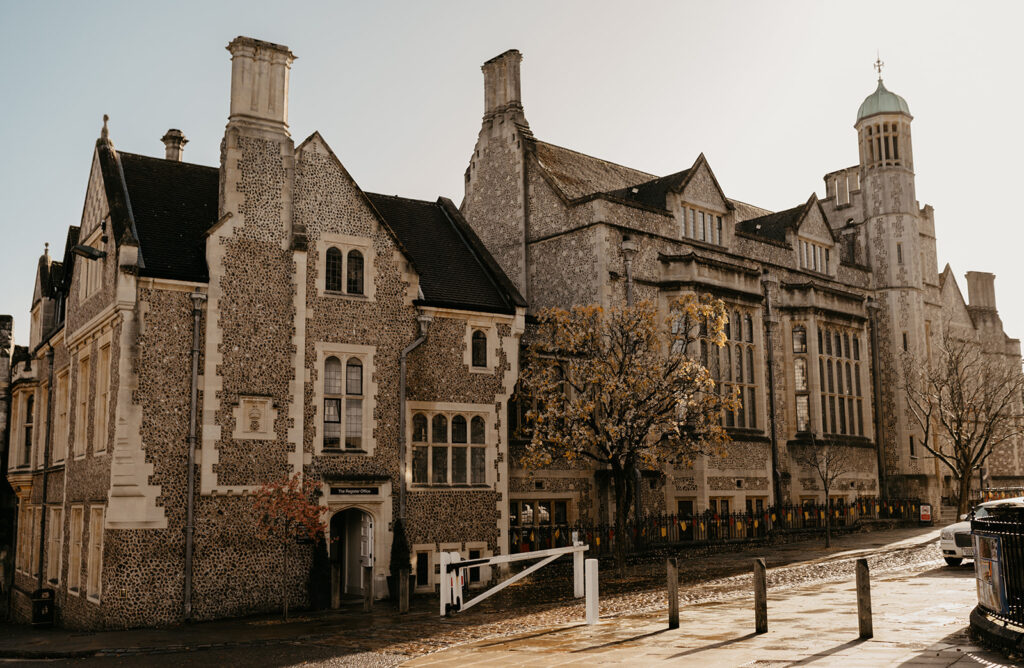 Winchester registry office wedding