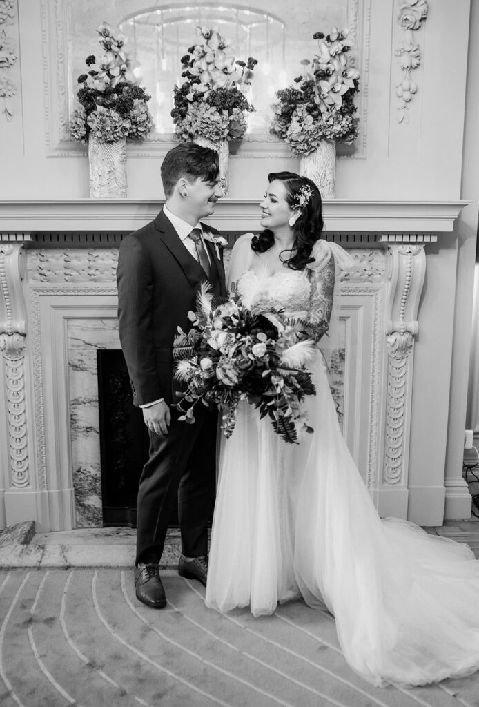 The Old Marylebone Town Hall wedding ceremony. Megan Donati Photography