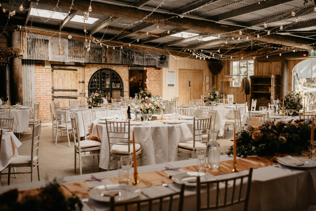 Barn wedding venue in Kent