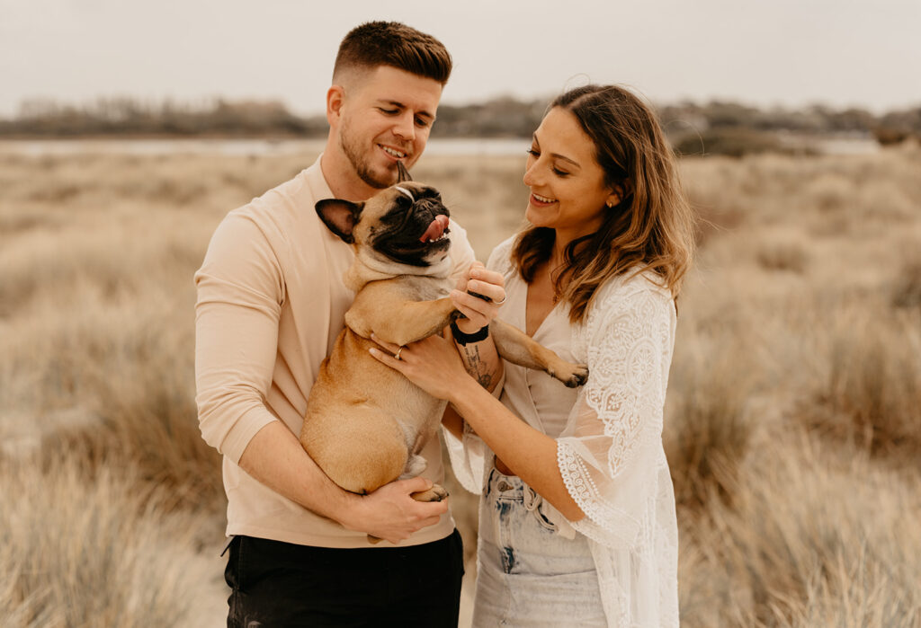 Beach engagement session by Megan Donati Photography