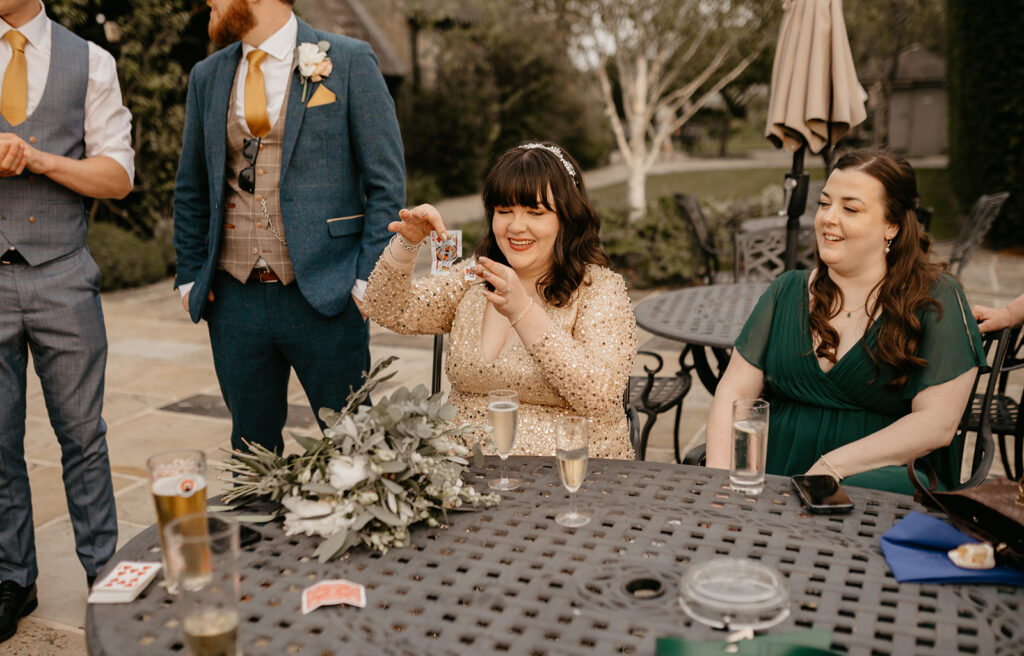Magician at a wedding