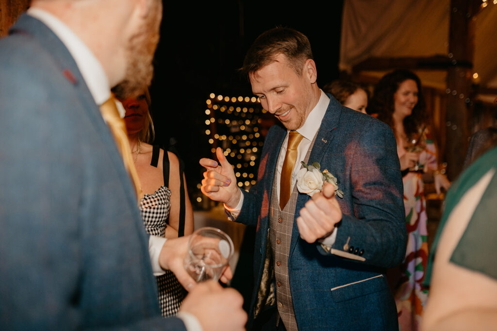 Wedding dancefloor candid photography