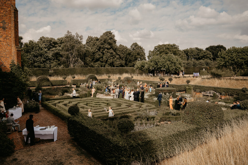 Drinks reception at Hatfield House