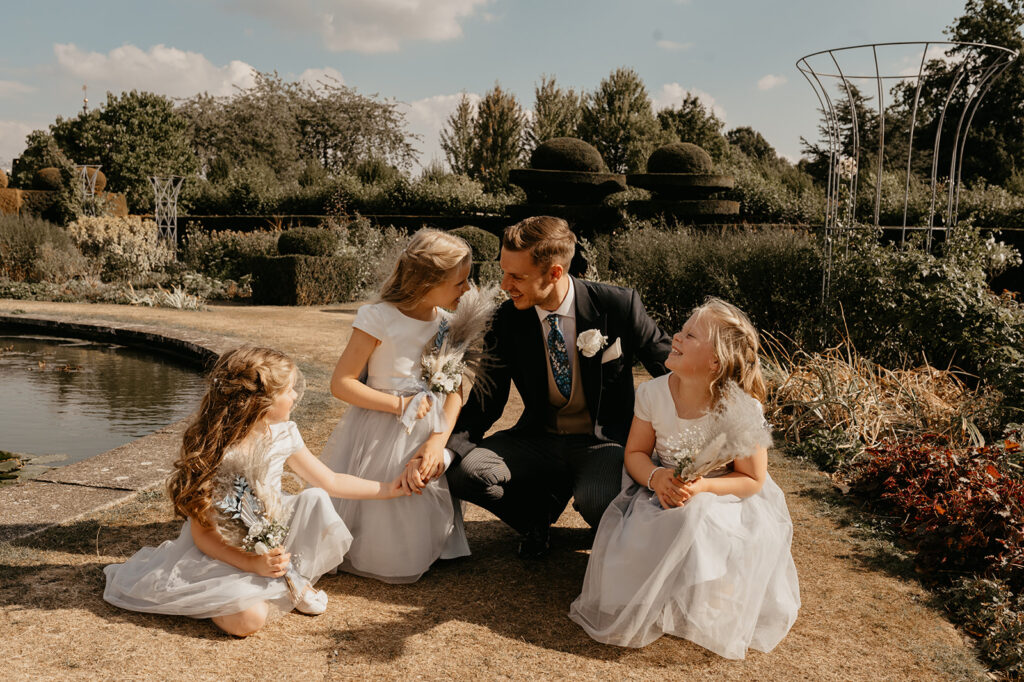 Candid group photos at Hatfield House