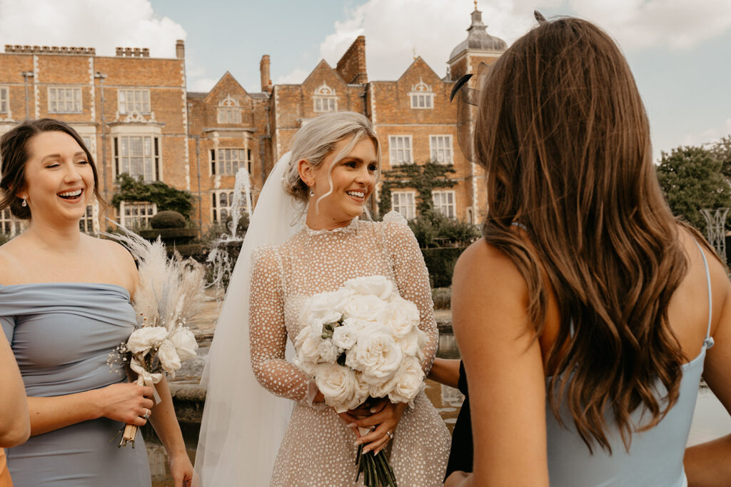 Candid photography at a Hatfield House wedding
