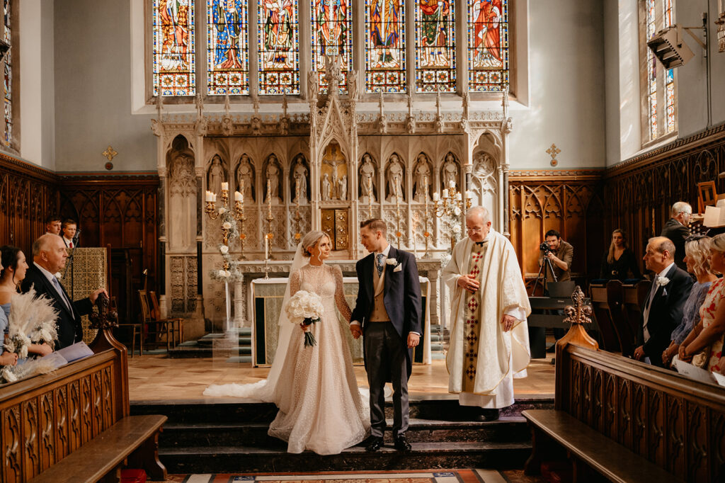 Church wedding photography