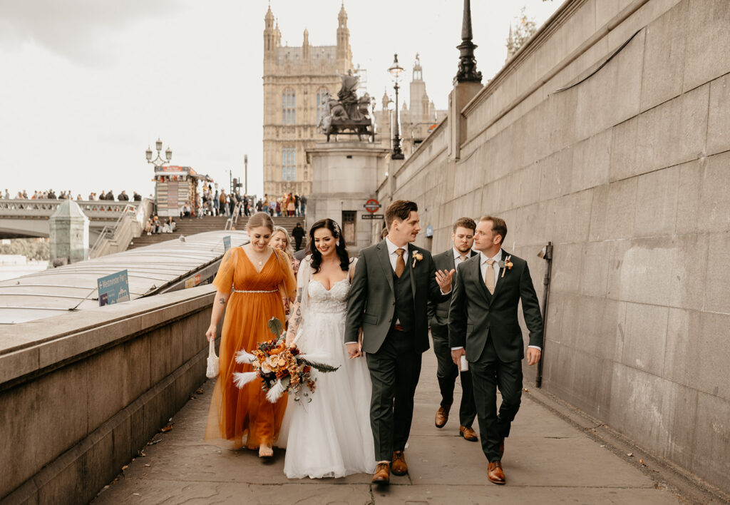 Relaxed London wedding photography