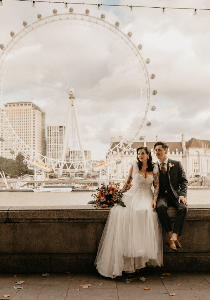 London Eye iconic wedding photography