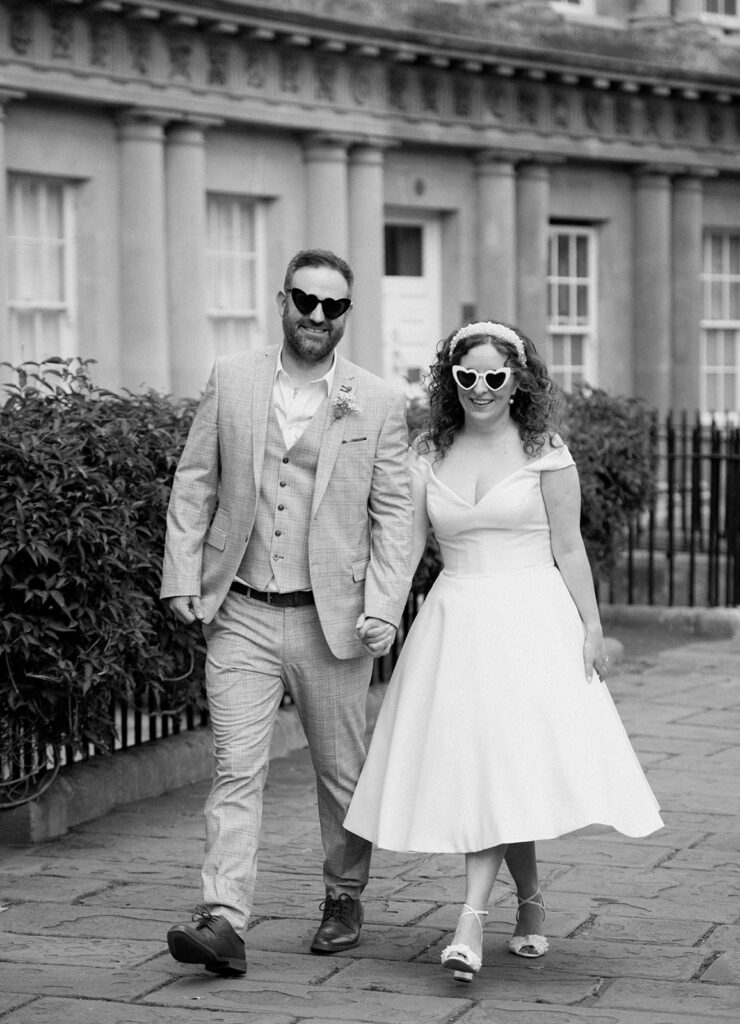 Stylish Bath elopement photography 
