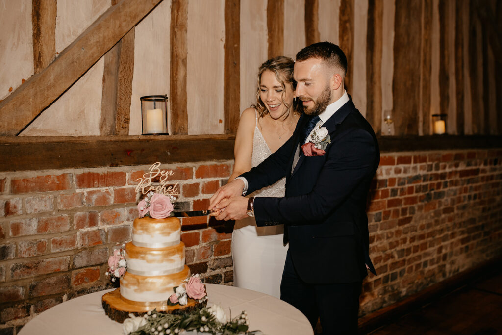 Cake cut photography at Lillibrooke Manor
