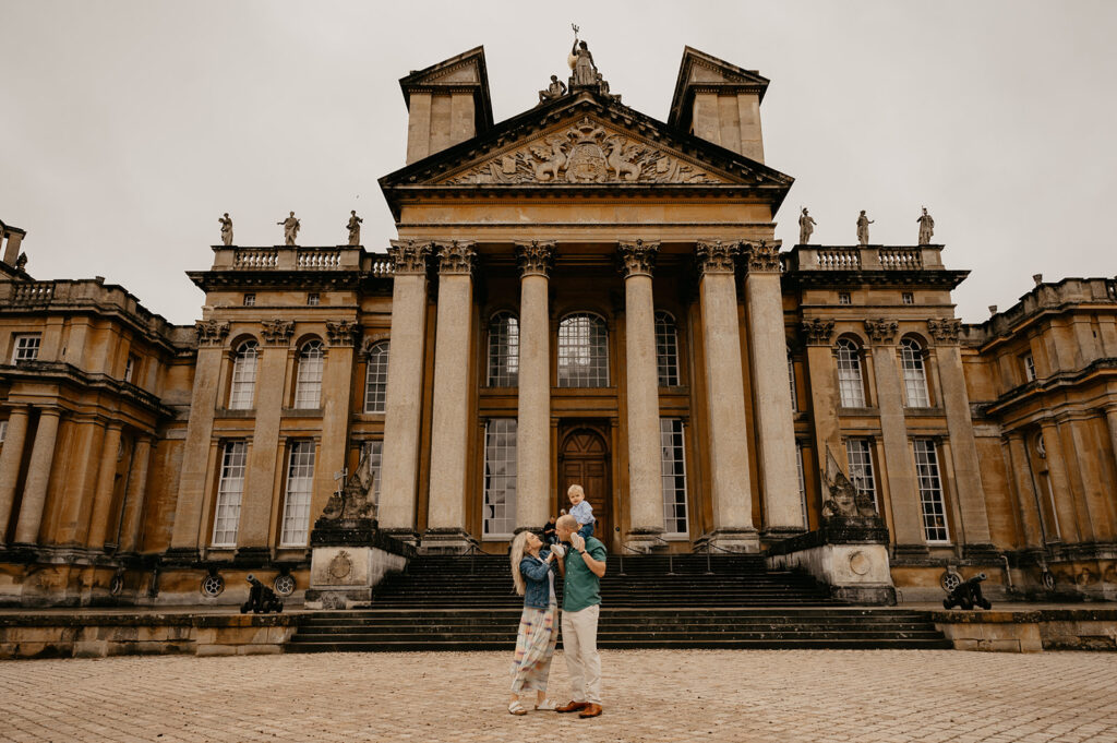 Family photoshoot at Blenheim Palace