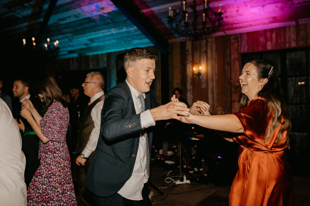 Botley Hill Barn wedding dancing photography