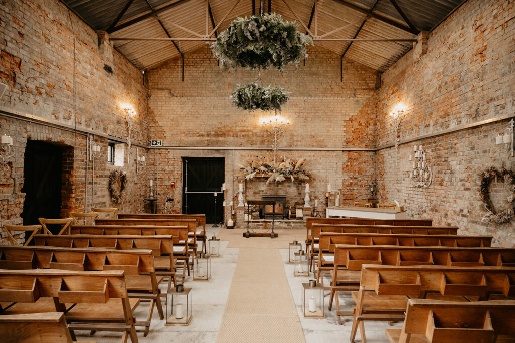 Botley Hill Barn wedding ceremony