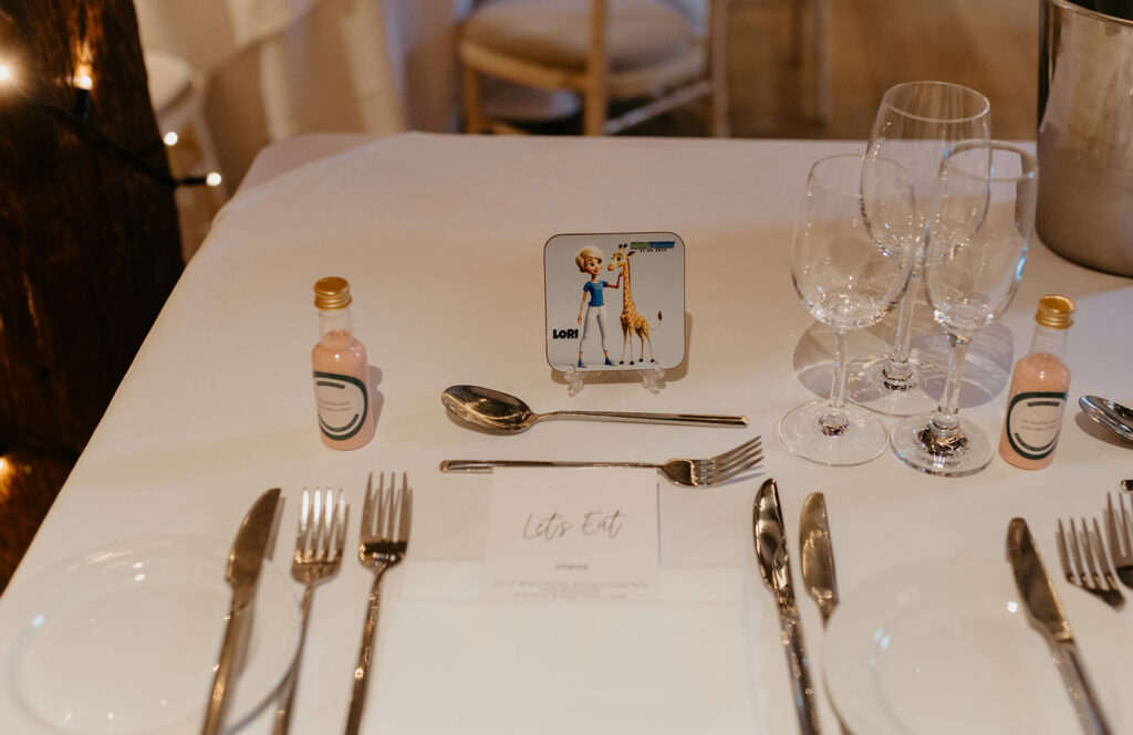 Unique wedding guest favours