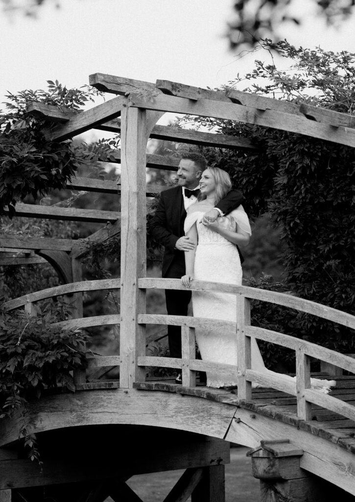 Romantic wedding photography at Great Fosters wedding venue