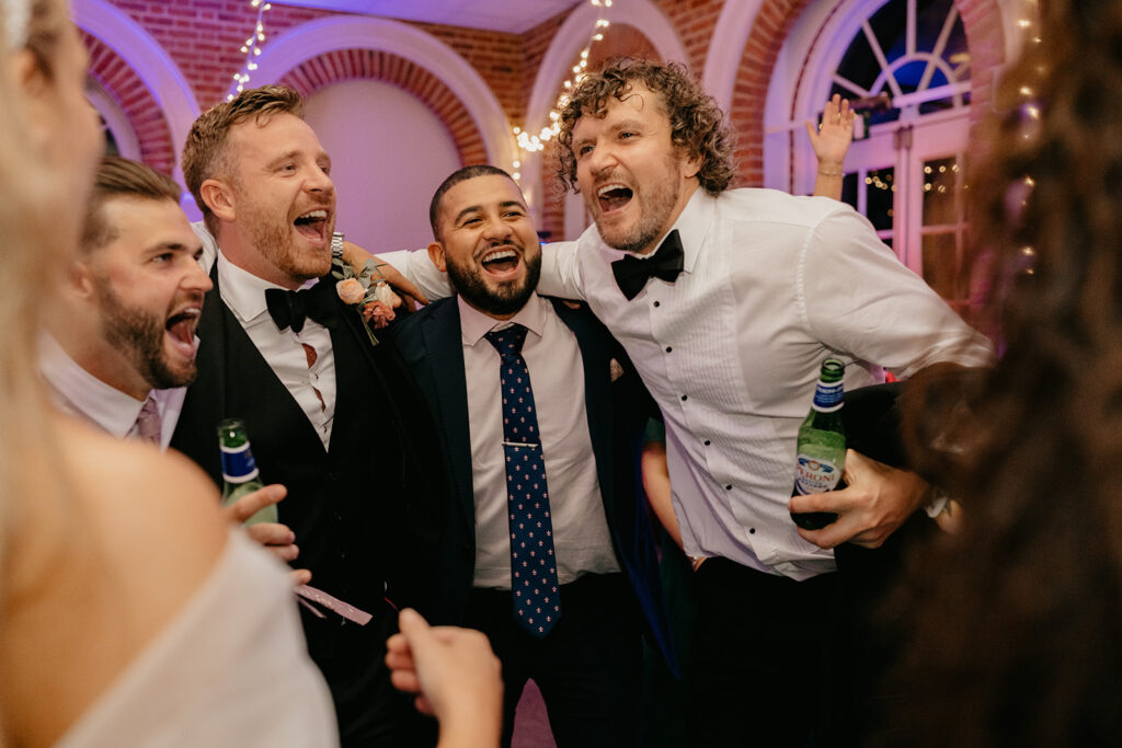 Great Fosters wedding dance floor photography